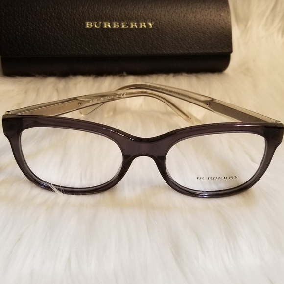 Burberry Rx Eyeglasses 53mm Black/DarkGray Optical - Picture 4 of 7